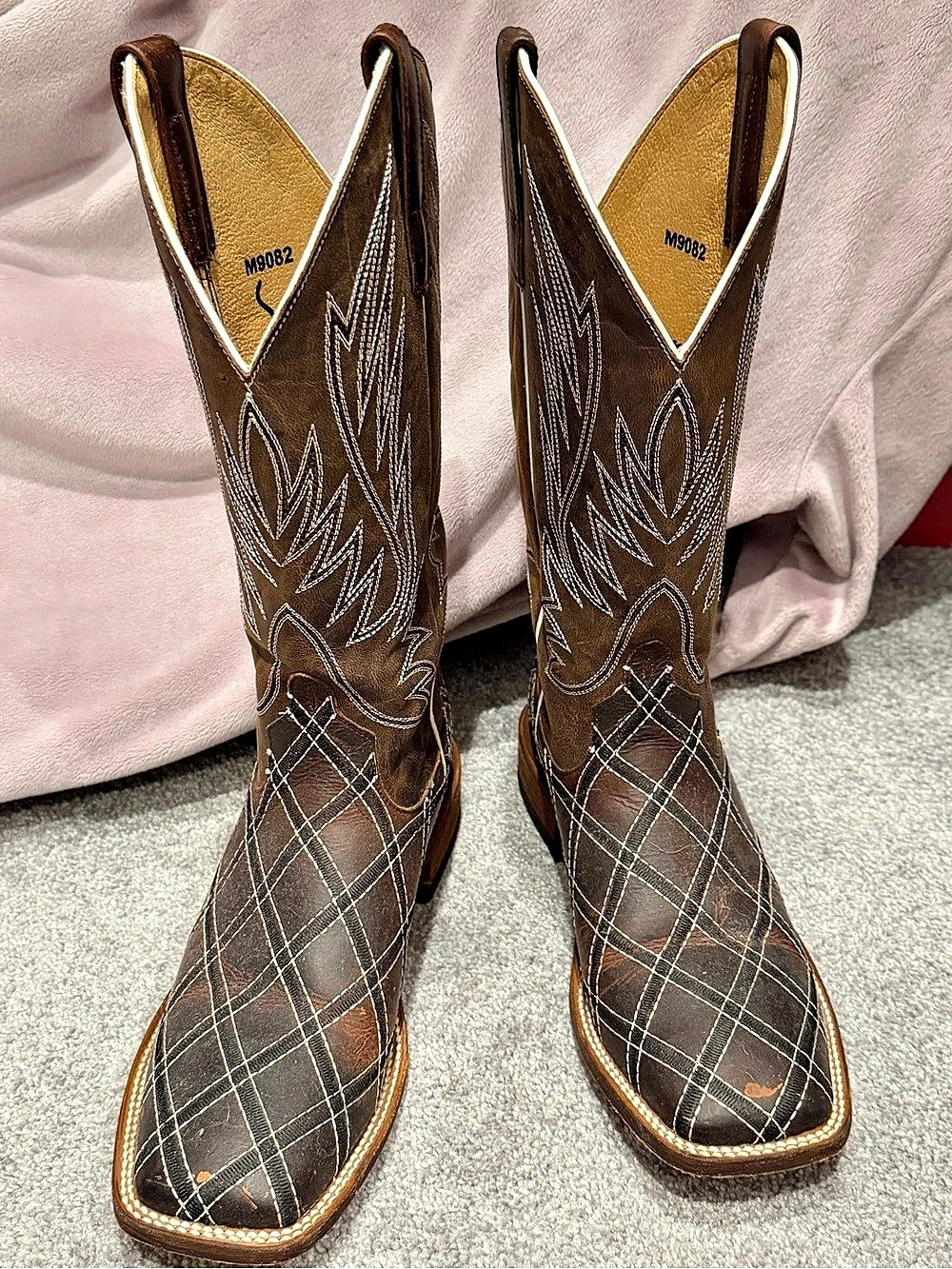 Macie Bean Moka Sabotage Roper Western Boot Boots Brown & Black